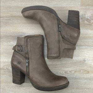 Born distressed leather boots